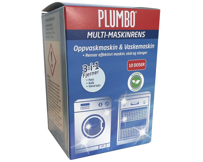 Plumbo Multi-Maskinrens 10 poser