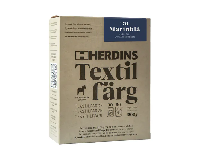 Hovedbilde Herdins Tekstilfarge Nr. 714 Marineblå