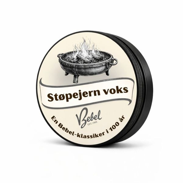 Bebel støpejernsvoks. Produseres i  Bergen!