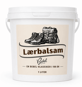 Hovedbilde  Bebels l&aelig;rbalsam for skinn.  1 liter b&oslash;tte. ...