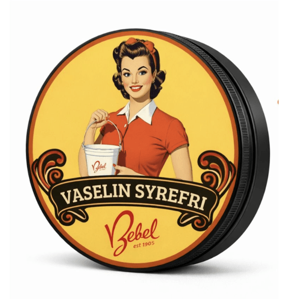Vaselin syrefri 100 ml boks.  Retro  design. Produseres i Bergen!